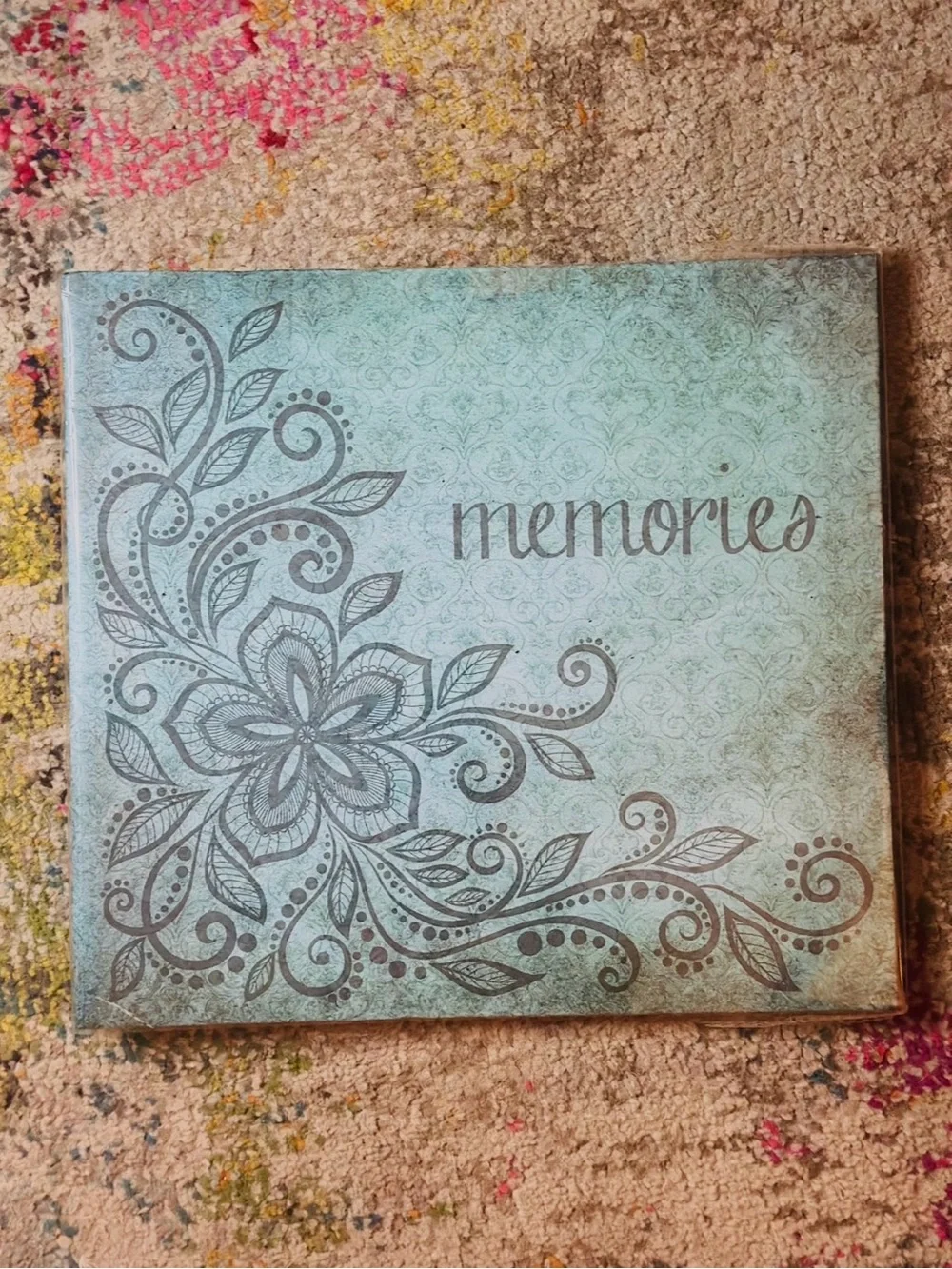 Premium Teal 'Memories' Scrapbook / Photo Album 12x12’